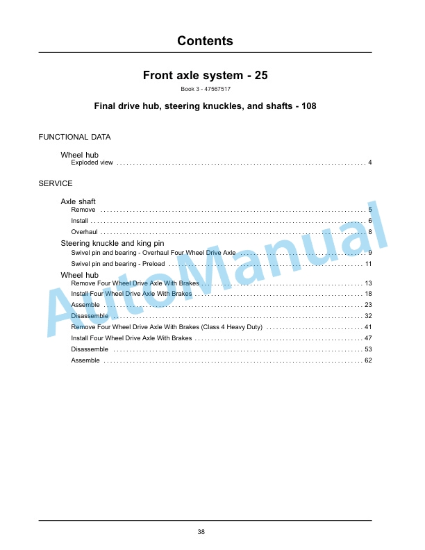 New Holland T7.220, T7.235, T7.250, T7.260, T7.270 Auto Command - Power Command Tractor Service Manual 47567534-2