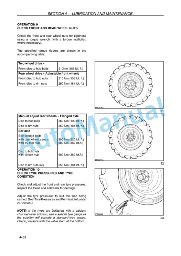 New Holland T7.220, T7.235, T7.250, T7.260, T7.270 Sidewinder II Auto Command - Power Command Tractor Operation and Maintenance Manual 84360297-5