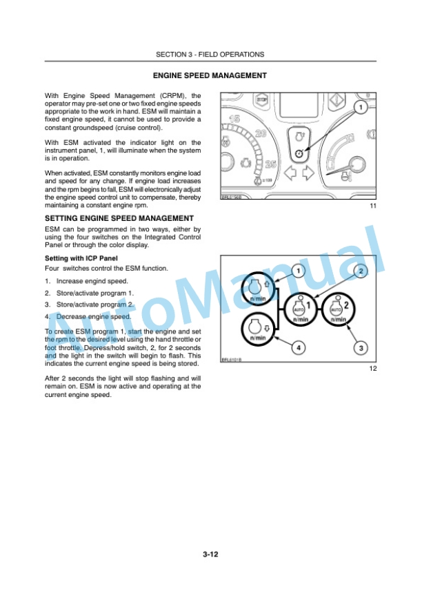 New Holland T7.220, T7.235, T7.250, T7.260, T7.270 Sidewinder II Auto Command - Power Command Tractor Operation and Maintenance Manual 84360370-3