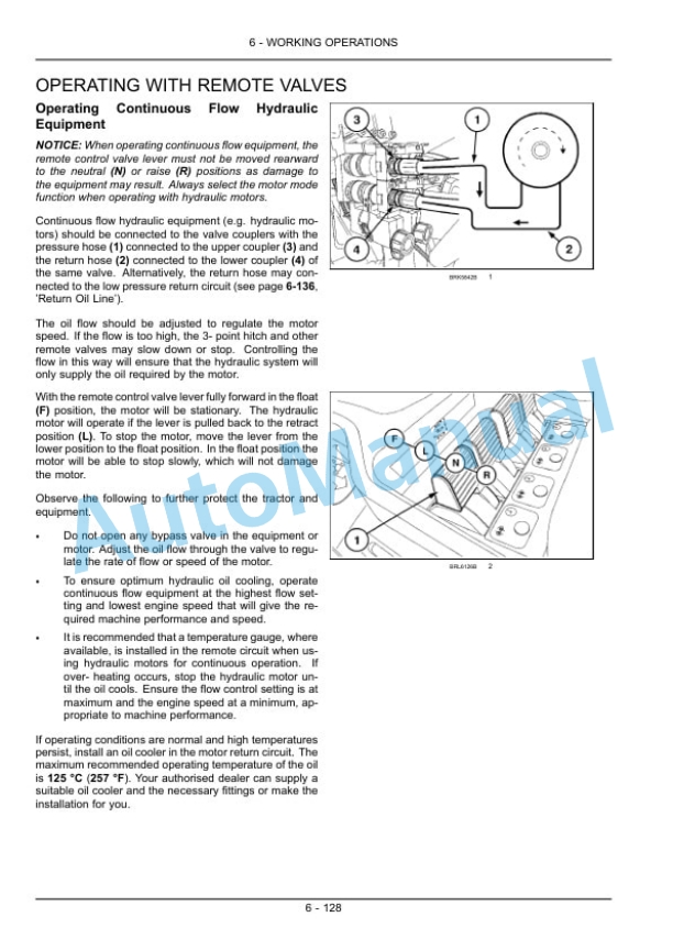 New Holland T7.220, T7.235, T7.250, T7.260, T7.270 Sidewinder II Auto Command - Power Command Tractor Operation and Maintenance Manual 84571713-4
