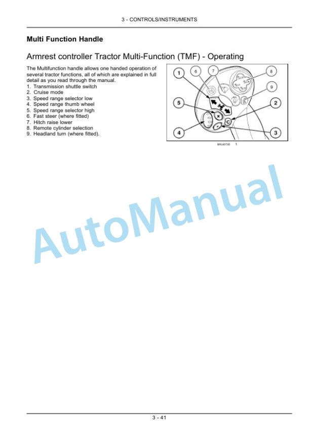 New Holland T7.220, T7.235, T7.250, T7.260, T7.270 Sidewinder II Auto Command - Power Command Tractor Operation and Maintenance Manual 84571736-2