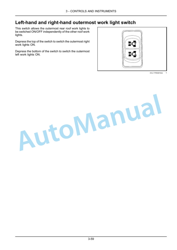 Alternative view of New Holland T7.230, T7.245, T7.260 Sidewinder II Tier 4B Final Tractor Operation and Maintenance Manual 48072433