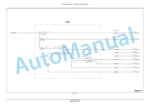 New Holland T7.230, T7.245, T7.260, T7.270 Auto Command Tier 4B Final Tractor Service Manual 47985254-4