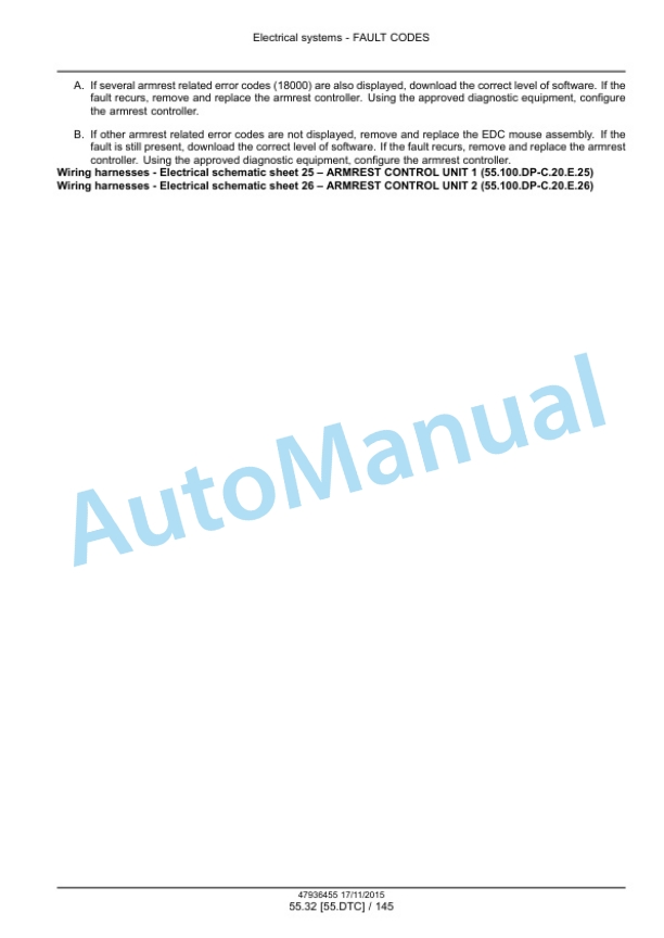 New Holland T7.230, T7.245, T7.260, T7.270 Auto Command Tier 4B Final Tractor Service Manual 47985262-3