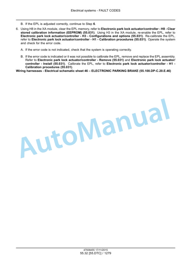 New Holland T7.230, T7.245, T7.260, T7.270 Auto Command Tier 4B Final Tractor Service Manual 47985265-4