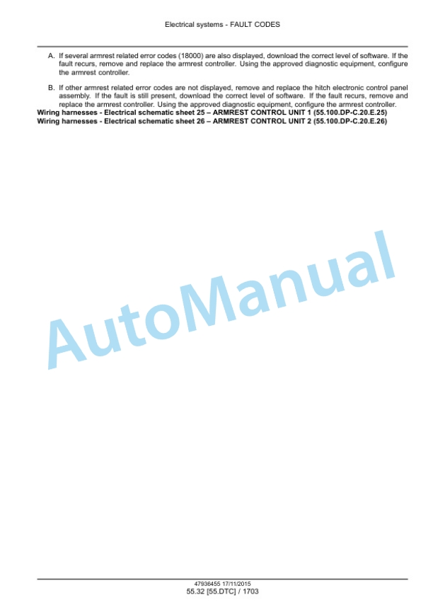 New Holland T7.230, T7.245, T7.260, T7.270 Auto Command Tier 4B Final Tractor Service Manual 47985266-5