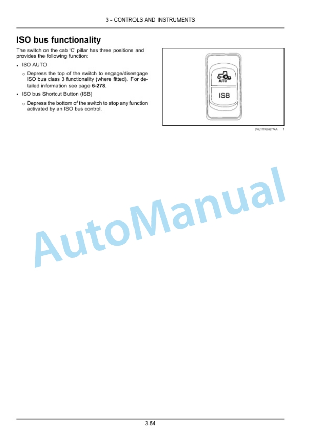 Alternative view of New Holland T7.230, T7.245, T7.260, T7.270 AutoCommand Stage V Tractor Operation and Maintenance Manual 51607733