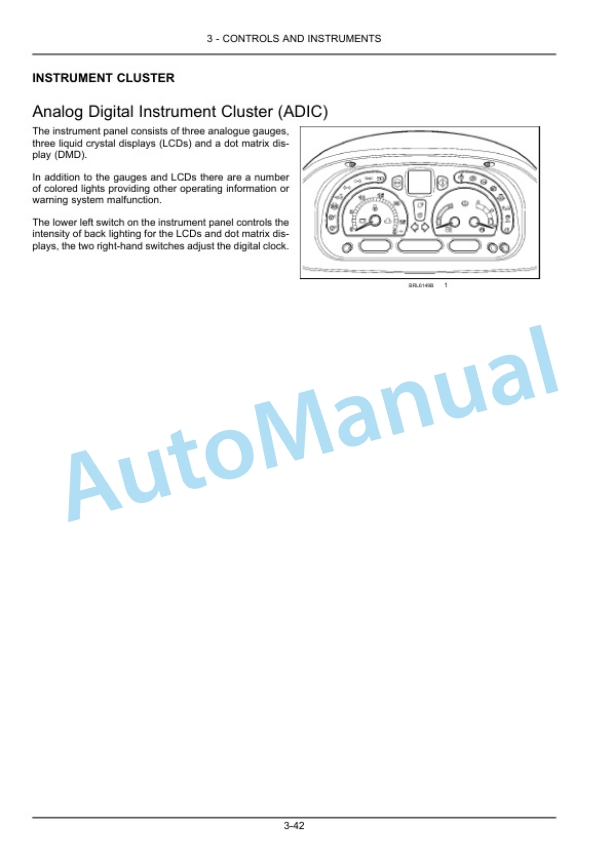 Alternative view of New Holland T7.230, T7.245, T7.260 Tier 4B Final Power Command Tractor Operation and Maintenance Manual 47789212
