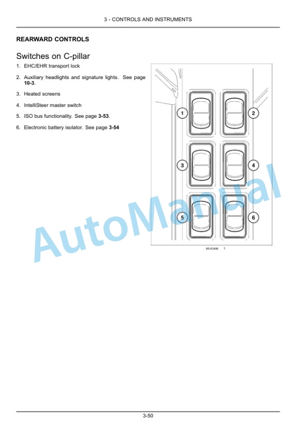 Alternative view of New Holland T7.230, T7.245, T7.260 Tier 4B Final Sidewinder II Tractor Operation and Maintenance Manual 47960461