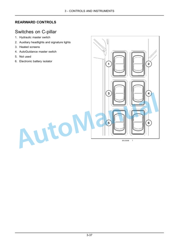 Alternative view of New Holland T7.230, T7.245, T7.260 Tier 4B Final Tractor Operation and Maintenance Manual 47960432