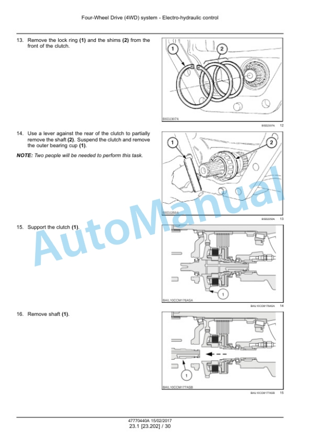 Alternative view of New Holland T7.240, T7.245, T7.260 Tractor Service Manual 47770440A