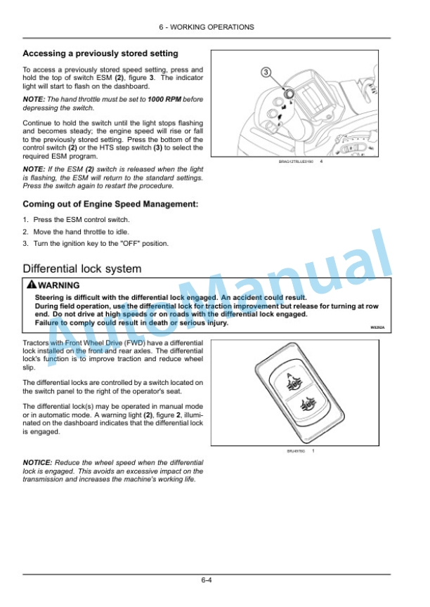 New Holland T7.240, T7.245 Tractor Operation and Maintenance Manual 84417619-3