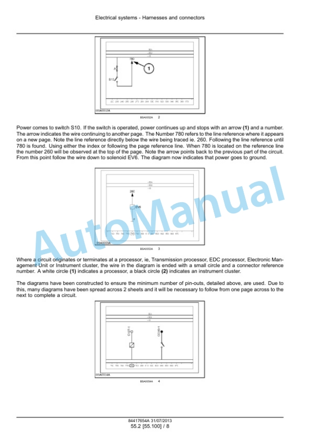New Holland T7.240, T7.245 Tractor Service Manual 84417654A-4