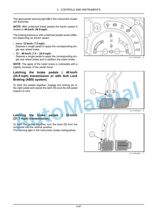 Alternative view of New Holland T7.275, T7.290, T7.315 Auto Command Stage IV Tractor Operation and Maintenance Manual 51533466