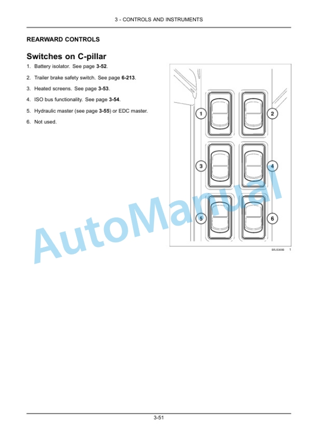 Alternative view of New Holland T7.275, T7.290, T7.315 AutoCommand Sidewinder II Stage V Tractor Operation and Maintenance Manual 51607684