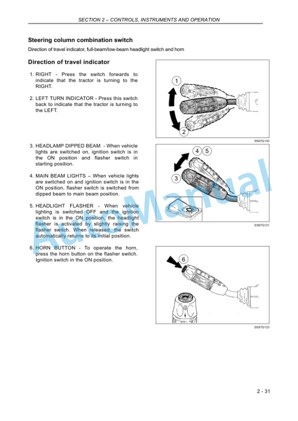 Alternative view of New Holland T7510, T7520, T7530, T7540, T7550 Tractor Operation and Maintenance Manual 84137954