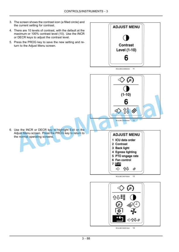 Alternative view of New Holland T8010, T8020, T8030, T8040, T8050 Tractor Operation and Maintenance Manual 84129227
