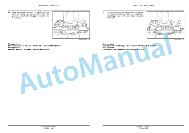 New Holland T8010, T8020, T8030, T8040, T8050 Tractor Repair Manual 87754618-5