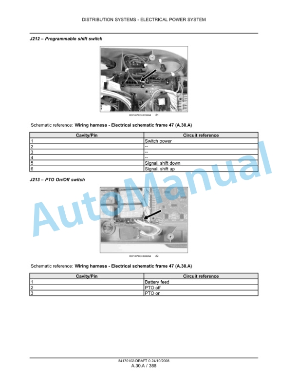 New Holland T8010, T8020, T8030, T8040, T8050 Tractor Service Manual 84176620-2