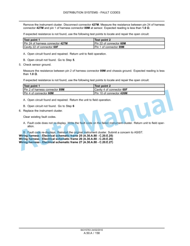 New Holland T8010, T8020, T8030, T8040, T8050 Tractor Service Manual 84176620-3
