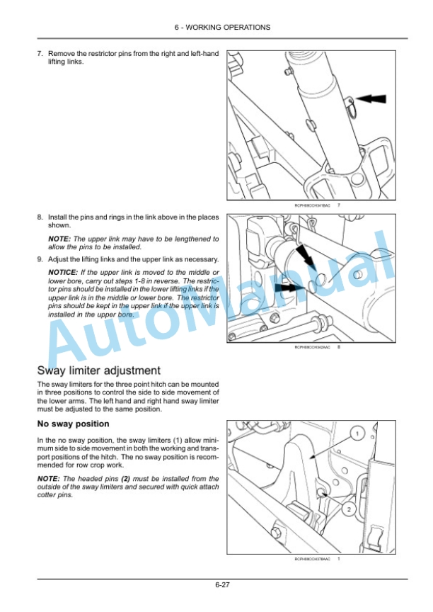 New Holland T8.270, T8.295, T8.325, T8.355, T8.385 Tractor Operation and Maintenance Manual 48050399-3
