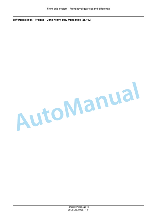 Alternative view of New Holland T8.275, T8.300, T8.330, T8.360, T8.390 PST Tractor Service Manual 47533607