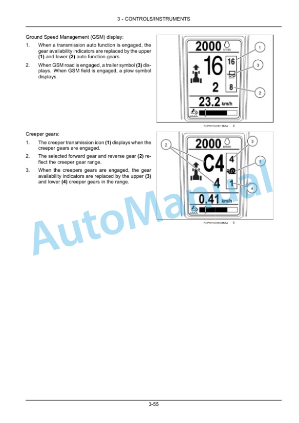 New Holland T8.275, T8.300, T8.330, T8.360, T8.390 Tractor Operation and Maintenance Manual 47378617-2