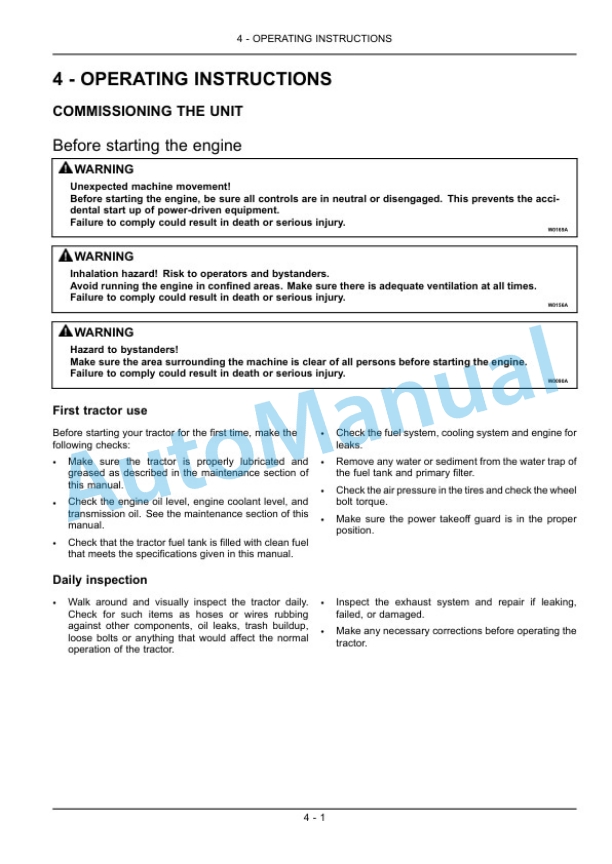 Alternative view of New Holland T8.275, T8.300, T8.330, T8.360, T8.390 Tractor Operation and Maintenance Manual 84473470