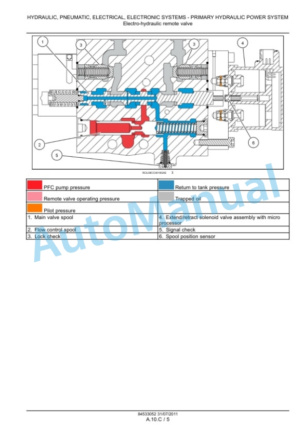 New Holland T8.275, T8.300, T8.330, T8.360, T8.390 Tractor Service Manual 84533076-5