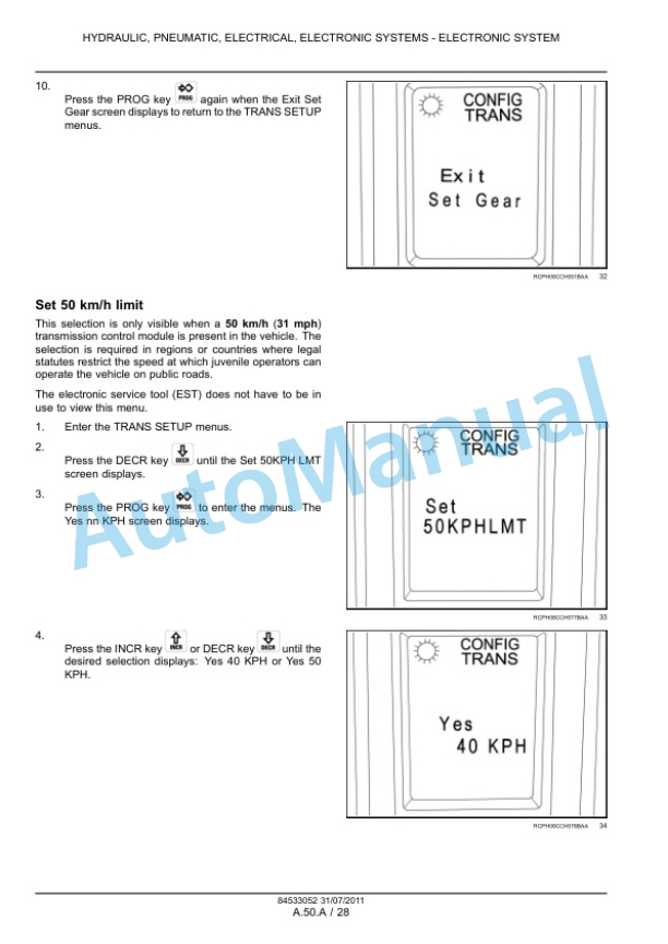 New Holland T8.275, T8.300, T8.330, T8.360, T8.390 Tractor Service Manual 84533079-3