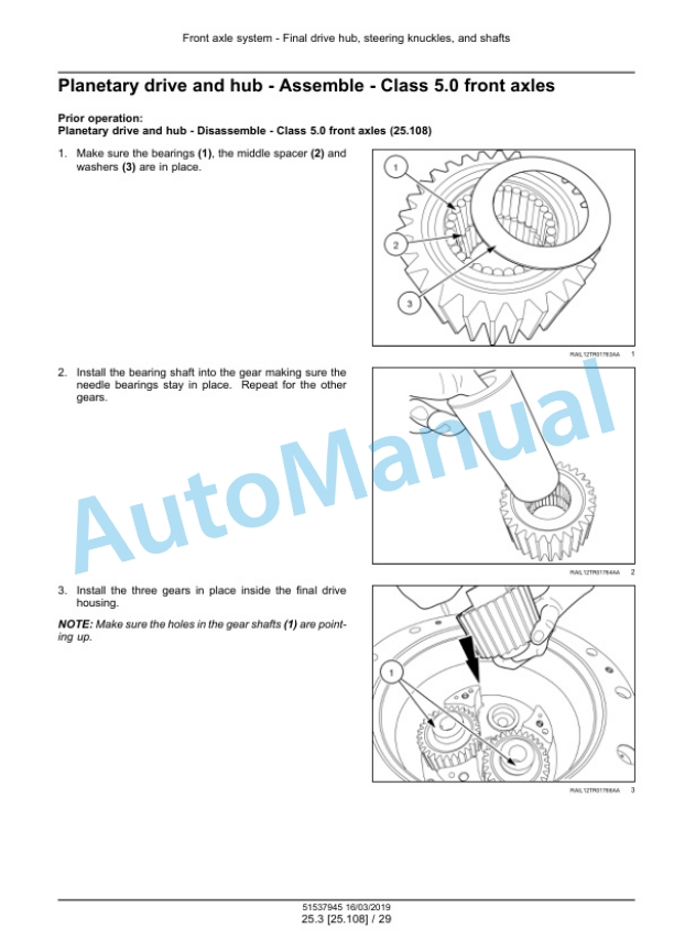 Alternative view of New Holland T8.320, T8.350, T8.380, T8.410 SmartTrax Powershift Transmission PST Tractor Service Manual 51537945