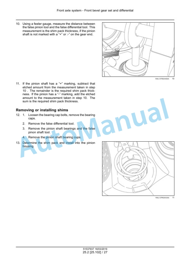 Alternative view of New Holland T8.320, T8.350, T8.380, T8.410, T8.435 SmartTrax Continuously Variable Transmission CVT Tractor Service Manual 51537937