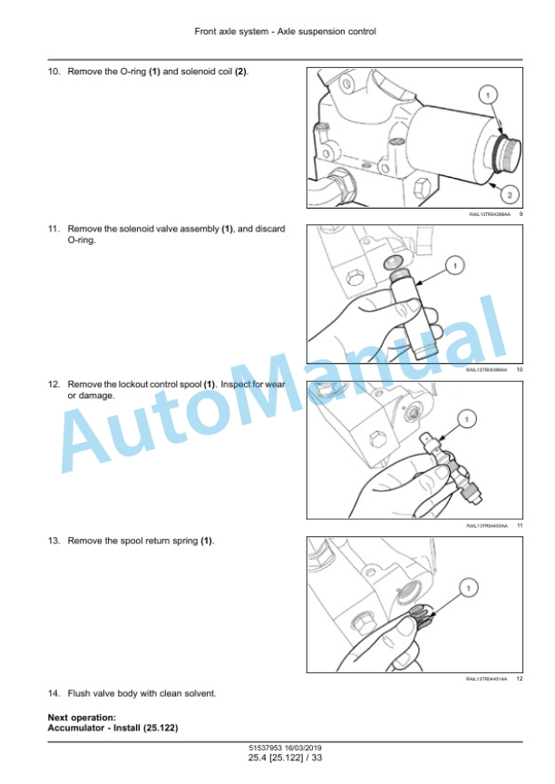 Alternative view of New Holland T8.320, T8.350, T8.380, T8.410, T8.435 SmartTrax Continuously Variable Transmission CVT Tractor Service Manual 51537953