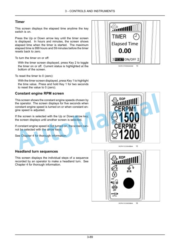 Alternative view of New Holland T8.320, T8.350, T8.380, T8.410, T8.435 SmartTrax Tractor Operation and Maintenance Manual 48047369