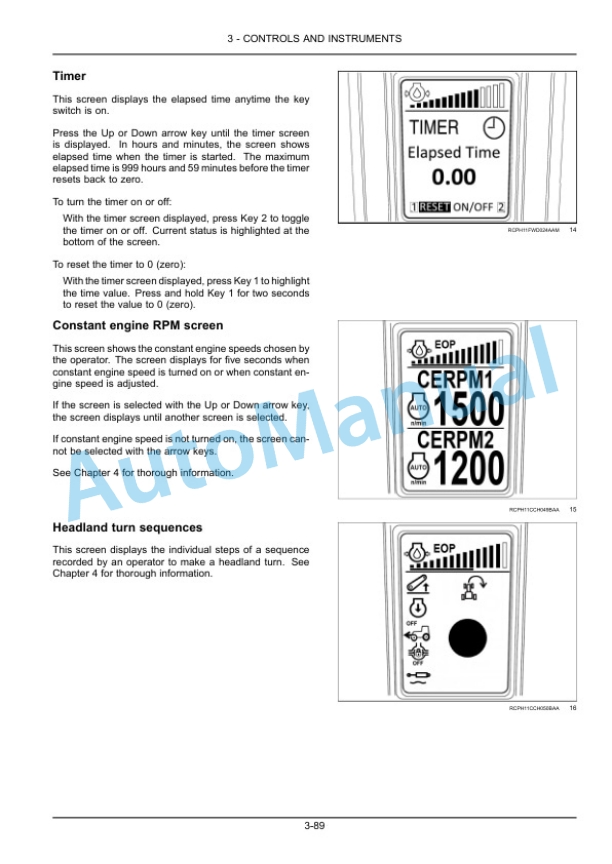 Alternative view of New Holland T8.320, T8.350, T8.380, T8.410, T8.435 SmartTrax Tractor Operation and Maintenance Manual 48159278