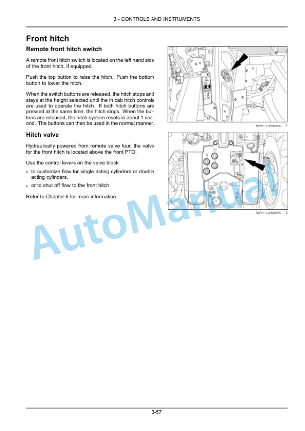 Alternative view of New Holland T8.320, T8.350, T8.380, T8.410, T8.435 SmartTrax Tractor Operation and Maintenance Manual 48159318