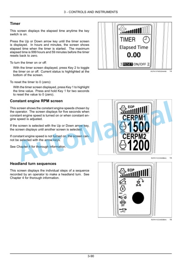 Alternative view of New Holland T8.320, T8.350, T8.380, T8.410, T8.435 SmartTrax Tractor Operation and Maintenance Manual 48159324