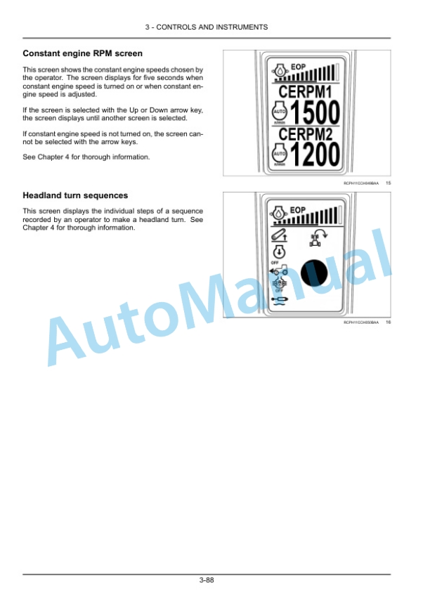 Alternative view of New Holland T8.320, T8.350, T8.380, T8.410, T8.435 SmartTrax Tractor Operation and Maintenance Manual 51483360