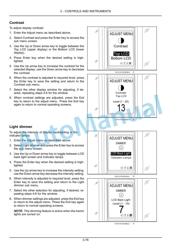 Alternative view of New Holland T8.320, T8.350, T8.380, T8.410, T8.435 Tractor Operation and Maintenance Manual 47586286