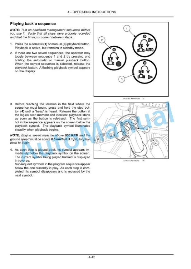 New Holland T9.390, T9.450, T9.505, T9.560, T9.615, T9.670 Tier 4 Tractor Operation and Maintenance Manual 47538842-3