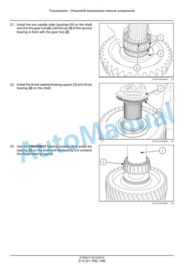 Alternative view of New Holland T9.390, T9.450, T9.505, T9.560, T9.615, T9.670 Tier 4 Tractor Service Manual 47488217