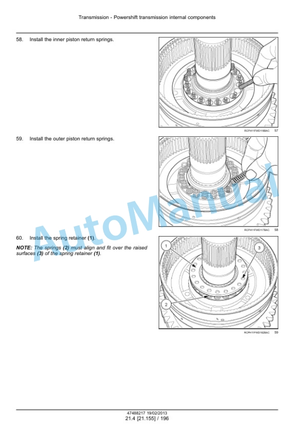 New Holland T9.390, T9.450, T9.505, T9.560, T9.615, T9.670 Tier 4 Tractor Service Manual 47512822-5