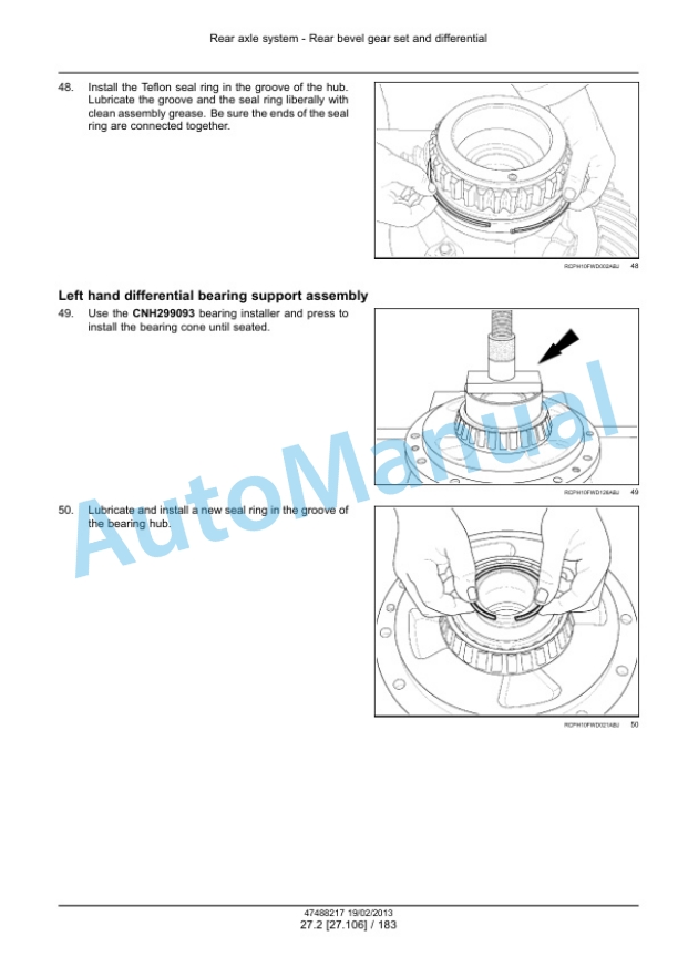 New Holland T9.390, T9.450, T9.505, T9.560, T9.615, T9.670 Tier 4 Tractor Service Manual 47512824-4