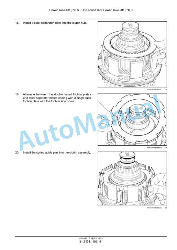 New Holland T9.390, T9.450, T9.505, T9.560, T9.615, T9.670 Tier 4 Tractor Service Manual 47512825-3