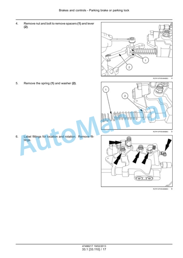 New Holland T9.390, T9.450, T9.505, T9.560, T9.615, T9.670 Tier 4 Tractor Service Manual 47512825-5