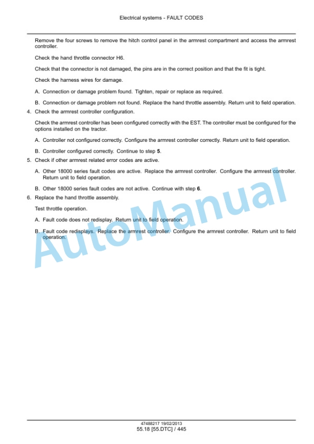 New Holland T9.390, T9.450, T9.505, T9.560, T9.615, T9.670 Tier 4 Tractor Service Manual 47512830-3
