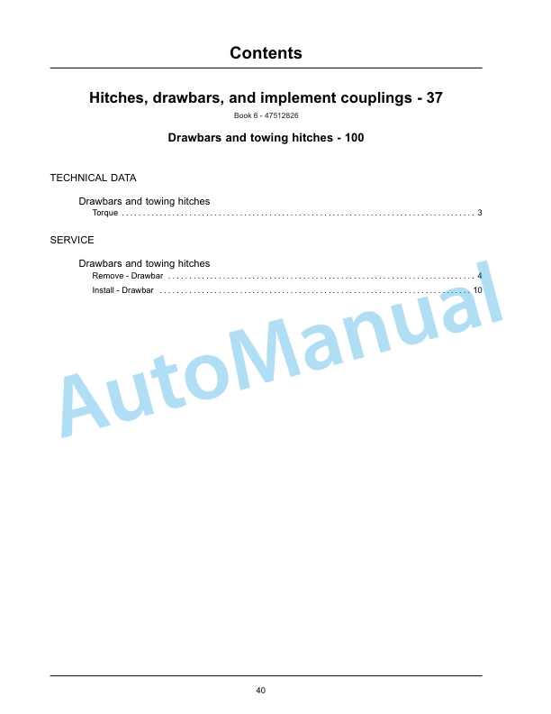 New Holland T9.390, T9.450, T9.505, T9.560, T9.615, T9.670 Tier 4 Tractor Service Manual 47512833-3