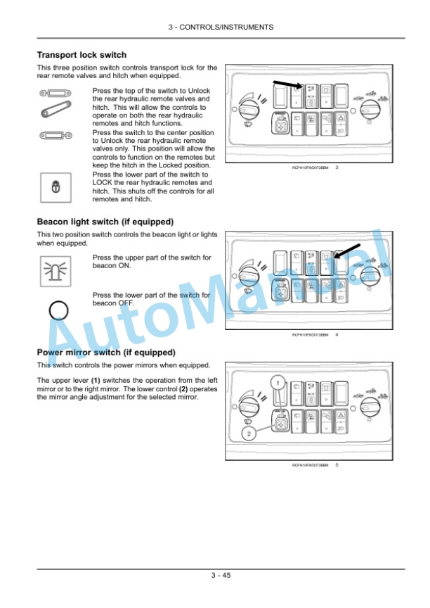 New Holland T9.390, T9.450, T9.505, T9.560, T9.615, T9.670 Tractor Operation and Maintenance Manual 84295197-2