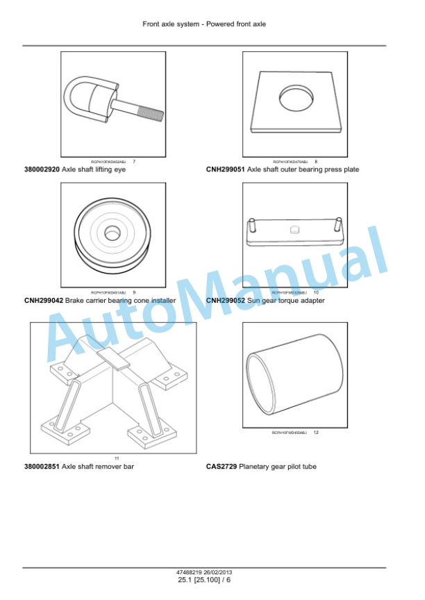 Alternative view of New Holland T9.390, T9.450, T9.505, T9.560, T9.615, T9.670 Tractor Service Manual 47488219