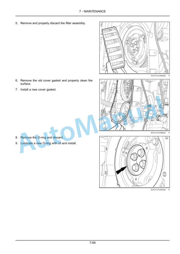 New Holland T9.435, T9.480, T9.530, T9.565, T9.600, T9.645, T9.700 Stage IV Tractor Operation and Maintenance Manual 47754881-5
